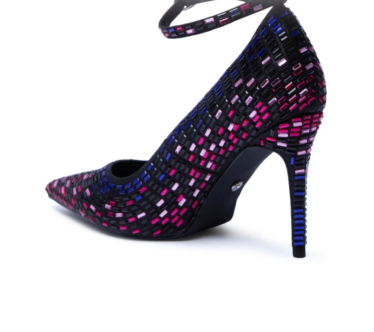 Multi Color  Rhinestone Heel A