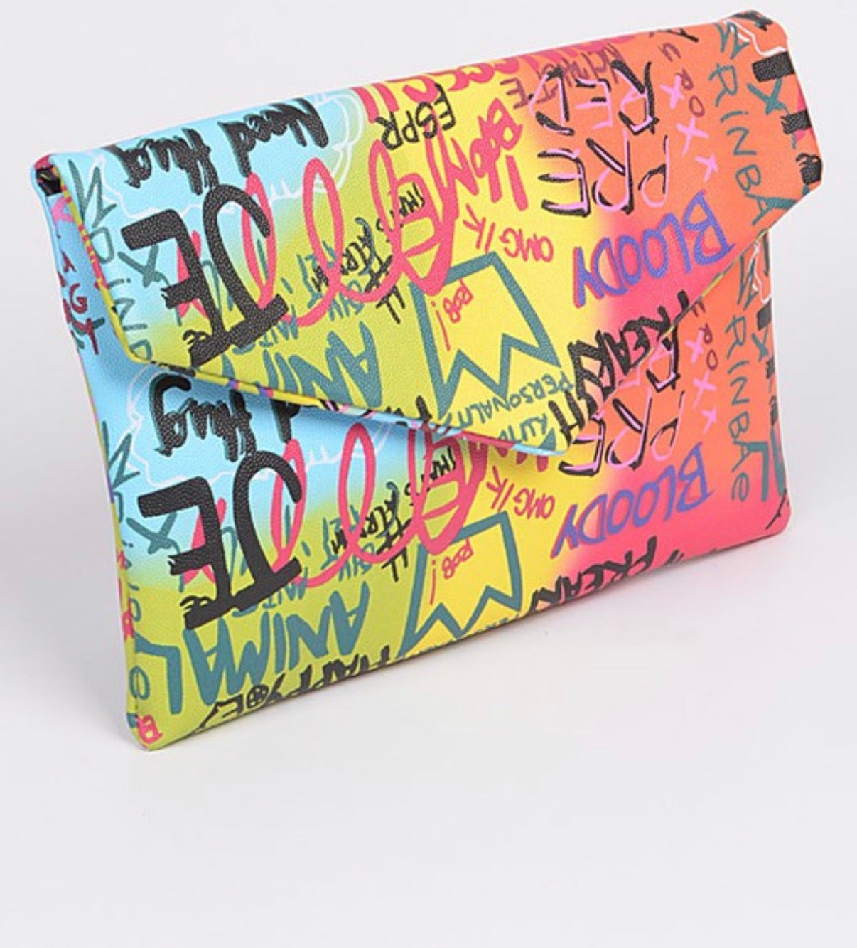 Multi Letter Cross Chain Body Clutch
