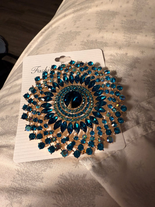 Over Size Circle Brooch