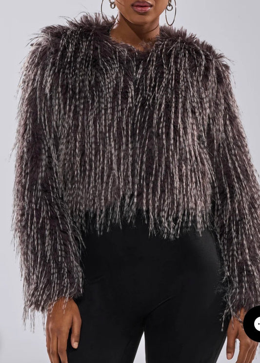 Faux Fur Jacket