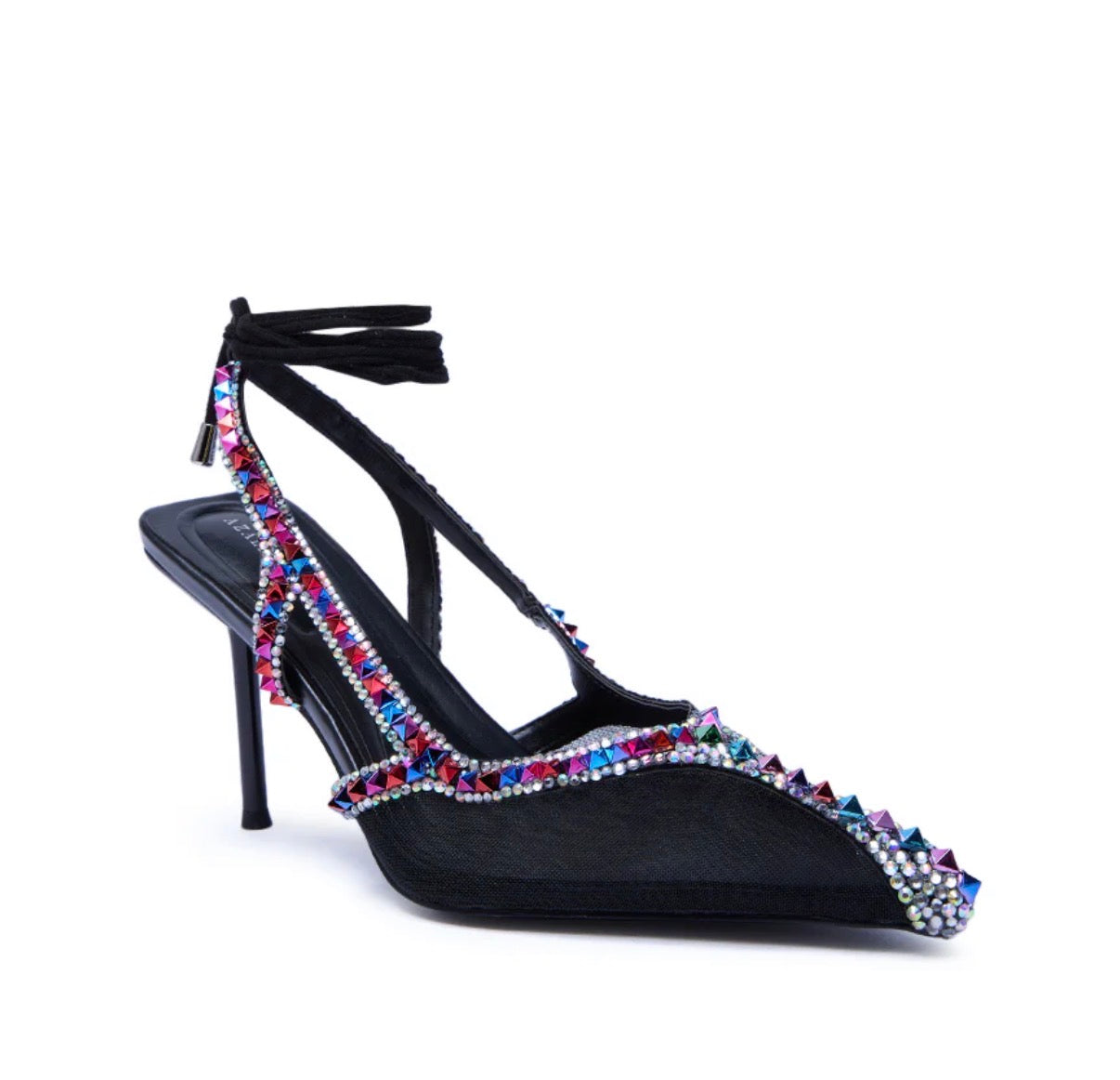 Bling Mesh kitten Heel A