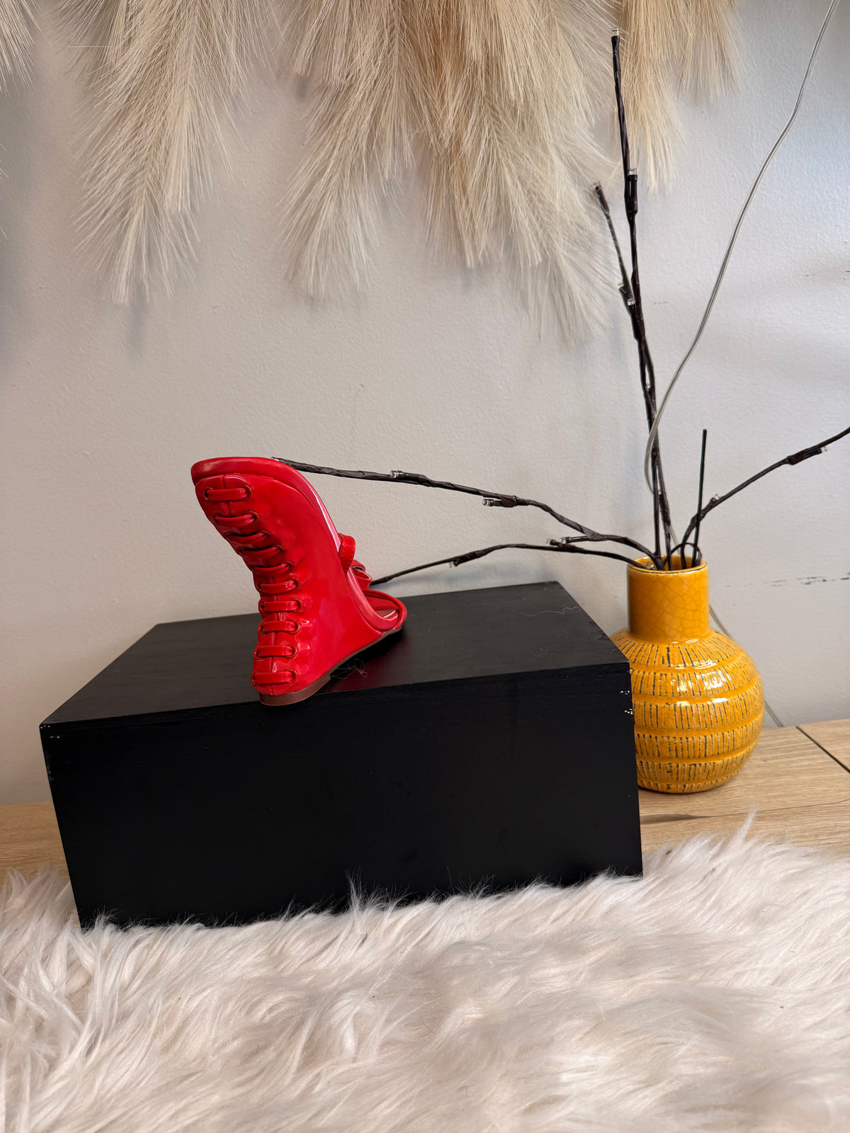 Strap Shoes 11 RED A