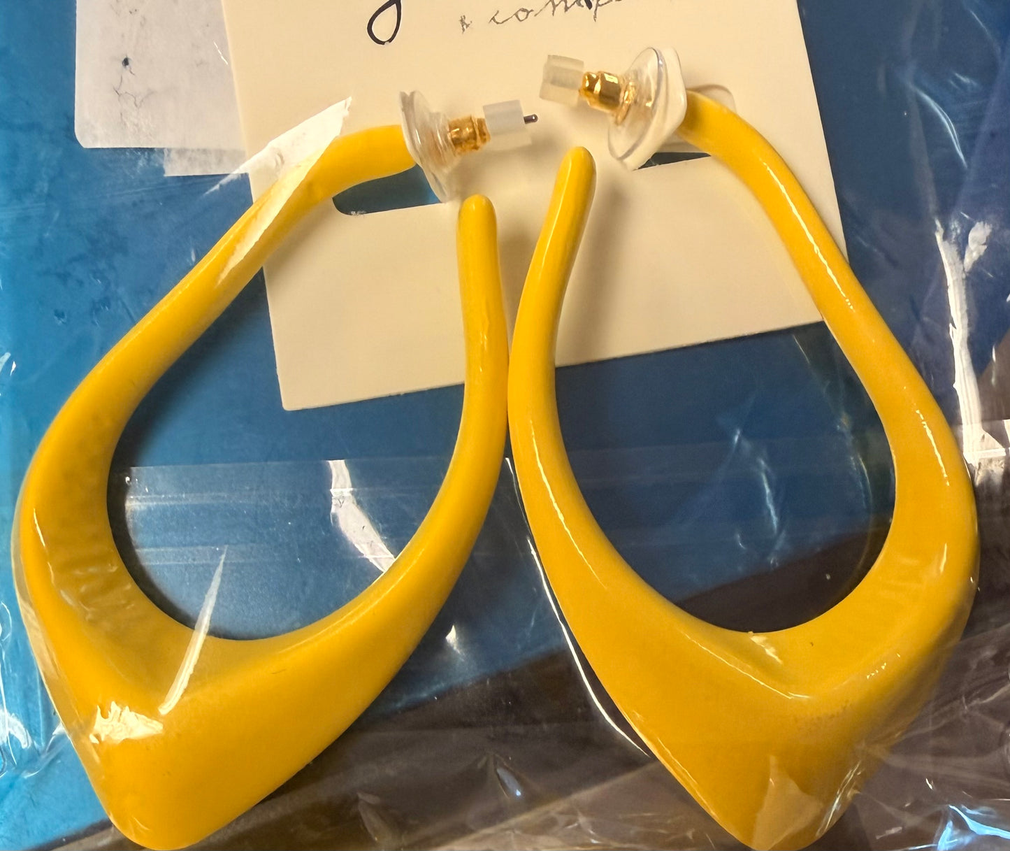 Long Pastel Color Earring