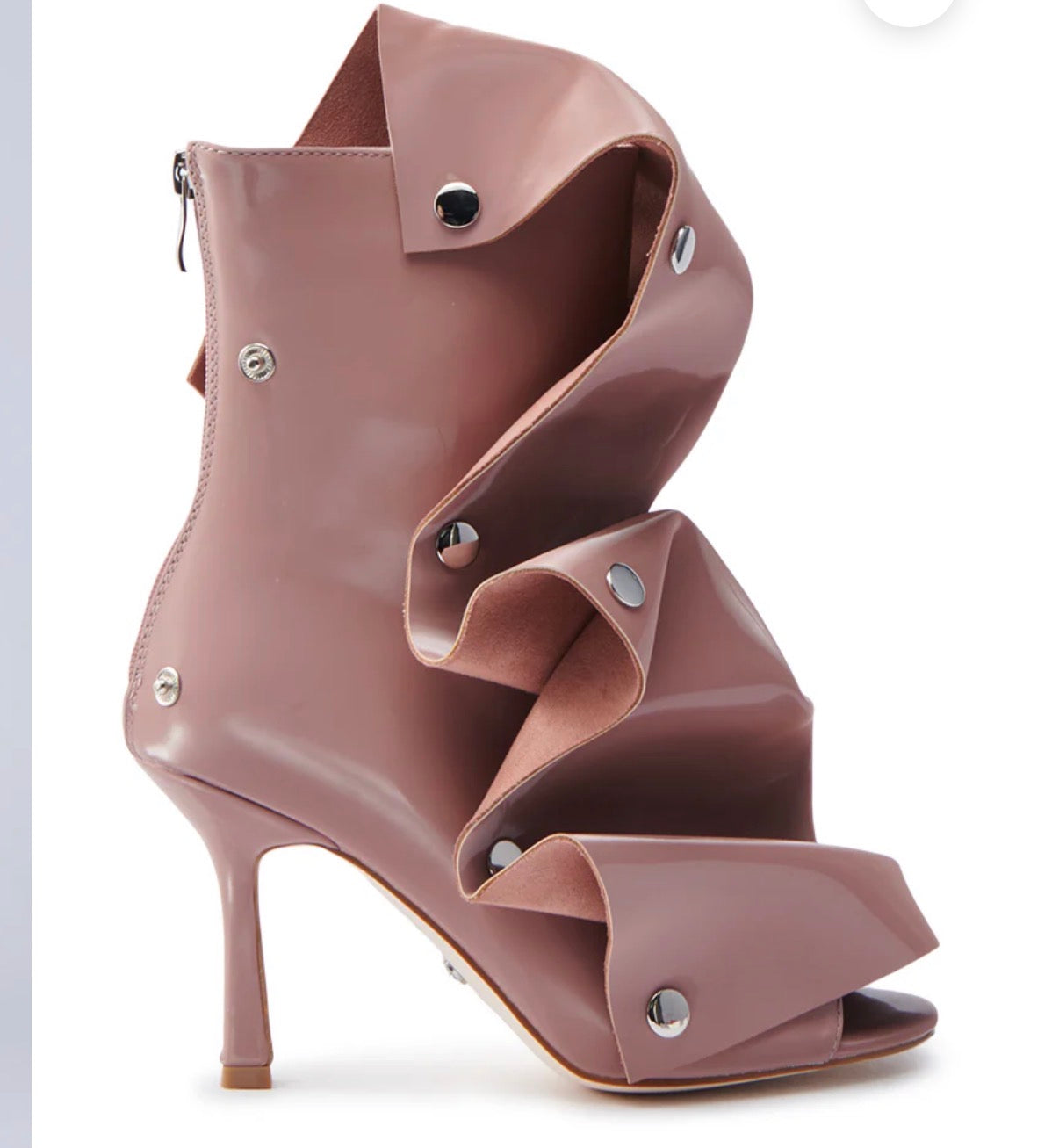 Snap Mauve Bootie Open Toe