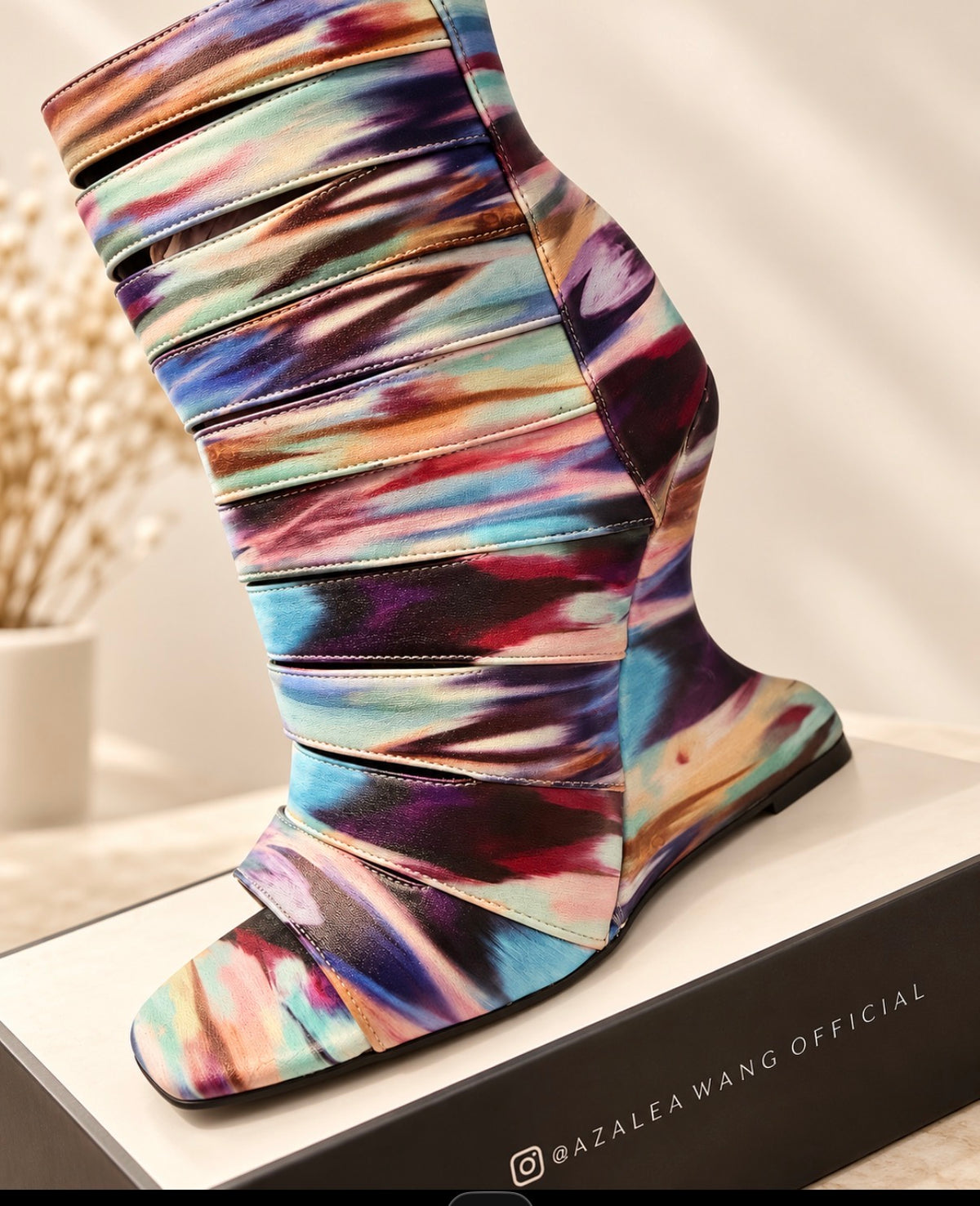 Wedge Color Print Heel A 10