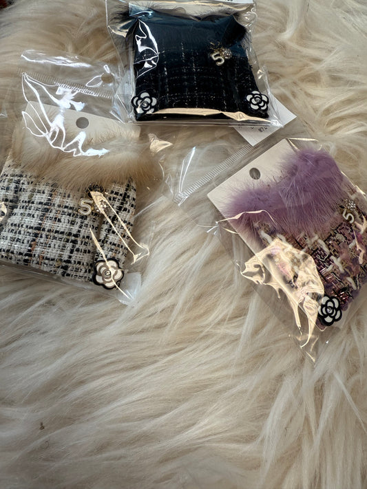 Hounds Tooth Jacket Brooch