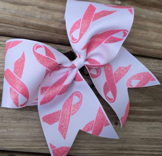 Breast Cancer  Hair Bow
