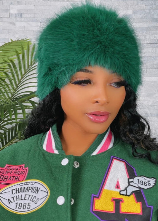 Faux Fur Hat One Size