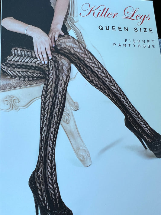 Black Fashion Design Stockings 150-250lbs