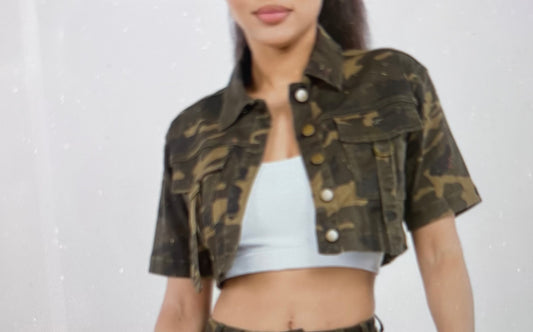 Plus Short Camo Jacket 8.1