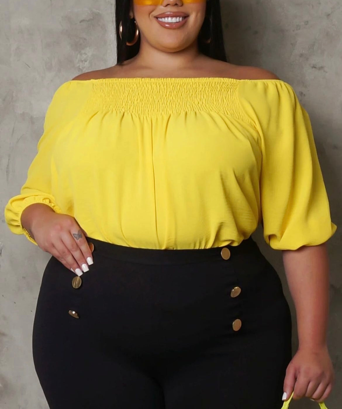 Yellow Plus Top