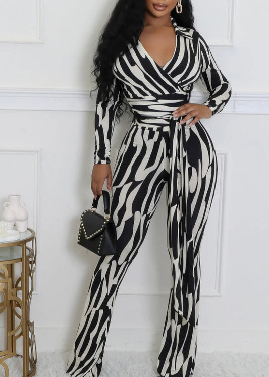 Print Top And Pants Set