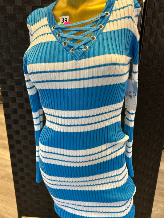 Sweater Dress Blue SALE