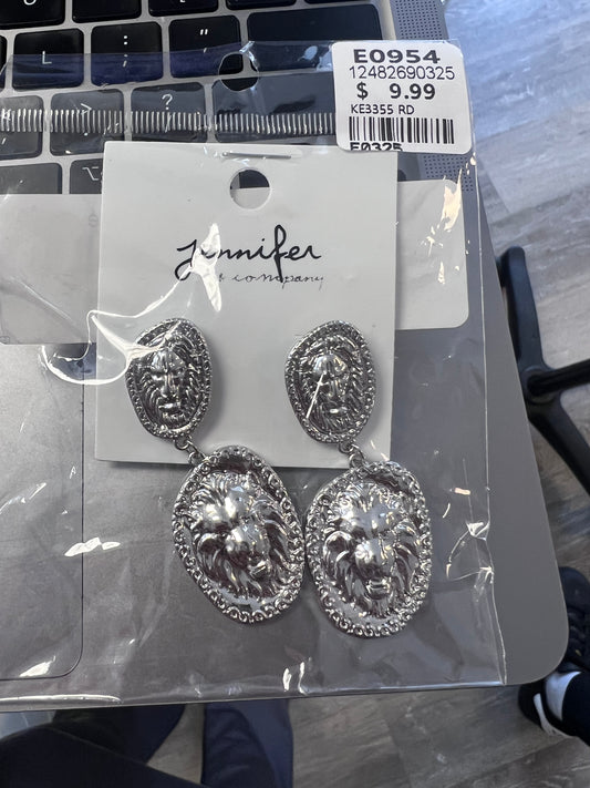 Earring Lion Double