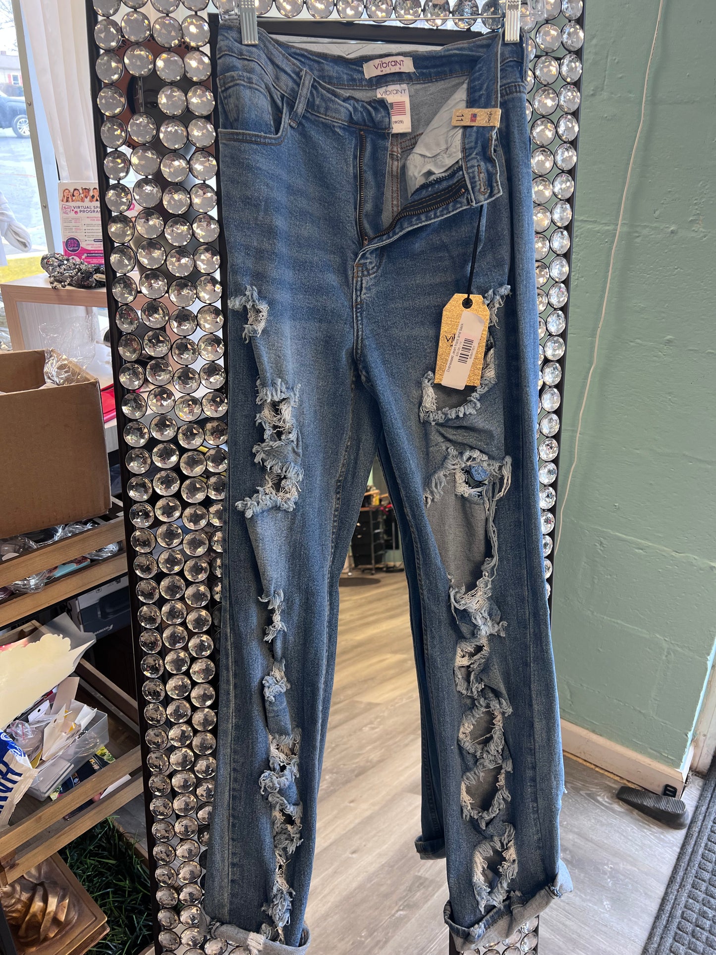 Distressed Jean Front And Back SALE