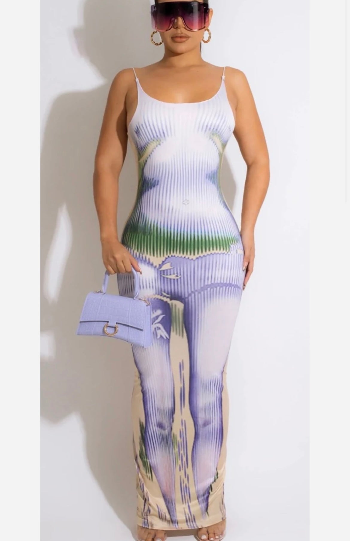 Radioactive Bodyprint Max Dress