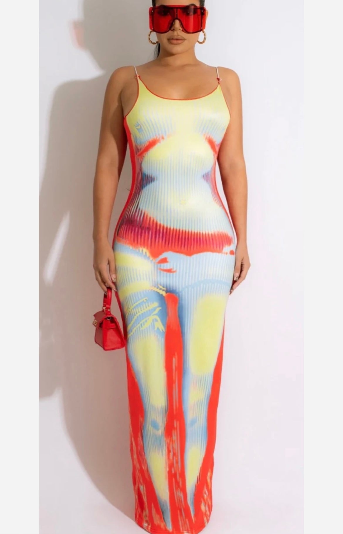 Radioactive Bodyprint Max Dress